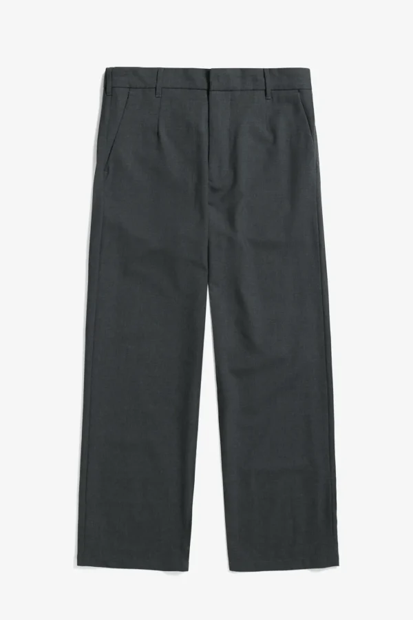 Norse Projects TROUSERS^Aaren Cordura Tech Wool Trouser Charcoal Melange