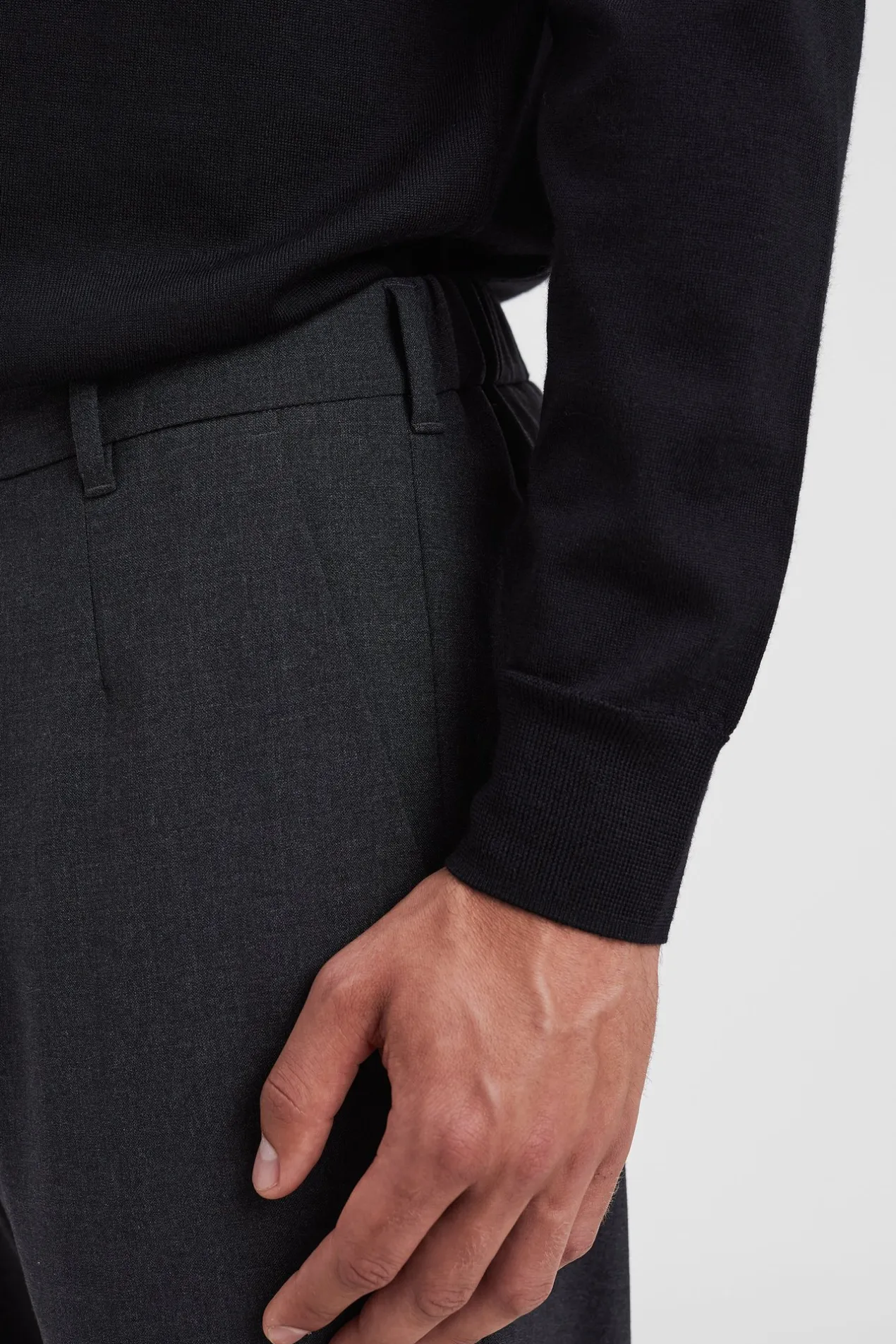 aaren_cordura_tech_wool_trouser_4-1.webp Norse Projects TROUSERS^Aaren Cordura Tech Wool Trouser Charcoal Melange