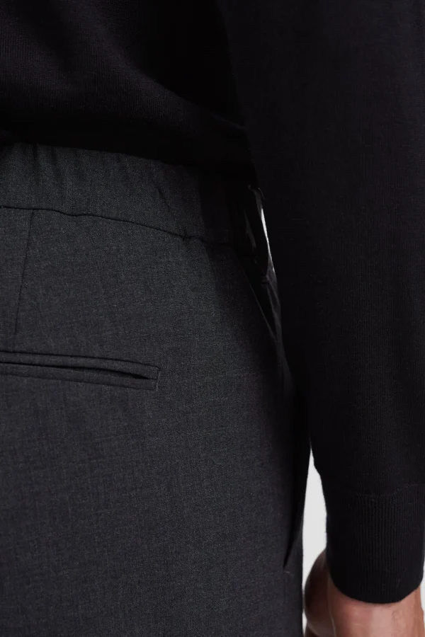 Norse Projects TROUSERS^Aaren Cordura Tech Wool Trouser Charcoal Melange