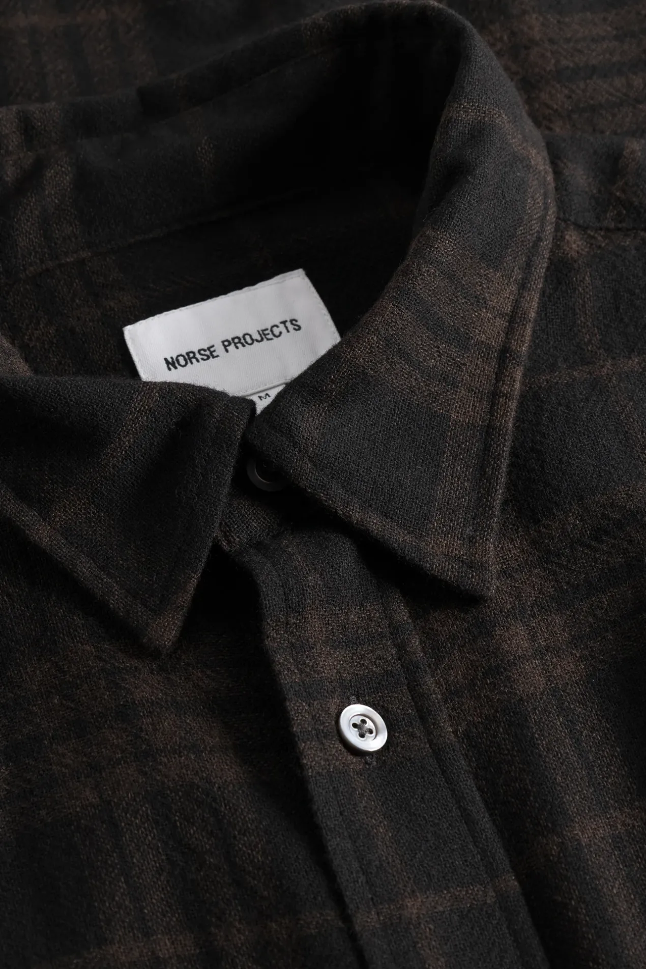 algot_relaxed_wool_check_shirt_6-1.webp Norse Projects SHIRTING^Algot Relaxed Wool Check Shirt Espresso