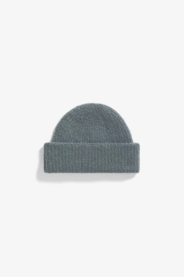 Norse Projects BEANIES^Alpaca Wool Short Beanie Mouse Grey