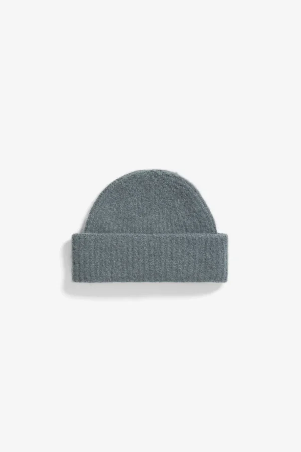 Norse Projects BEANIES^Alpaca Wool Short Beanie Mouse Grey