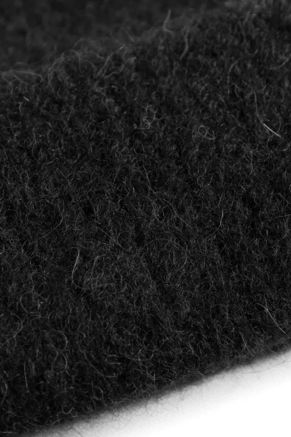 Norse Projects BEANIES^Alpaca Wool Short Beanie Black