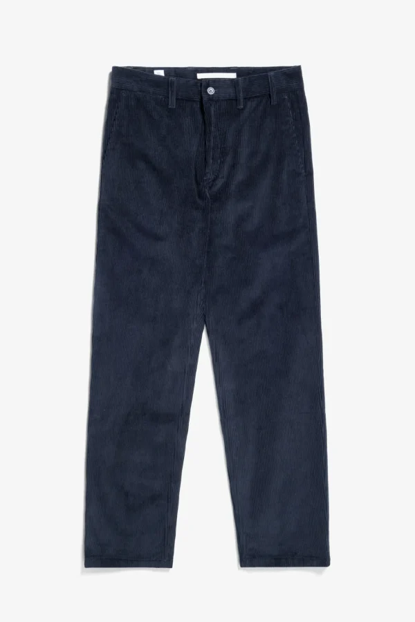 Norse Projects TROUSERS^Aros Regular Wide Wale Corduroy Chino Dark Navy