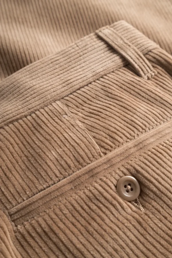 Norse Projects TROUSERS^Aros Regular Wide Wale Corduroy Chino Utility Khaki