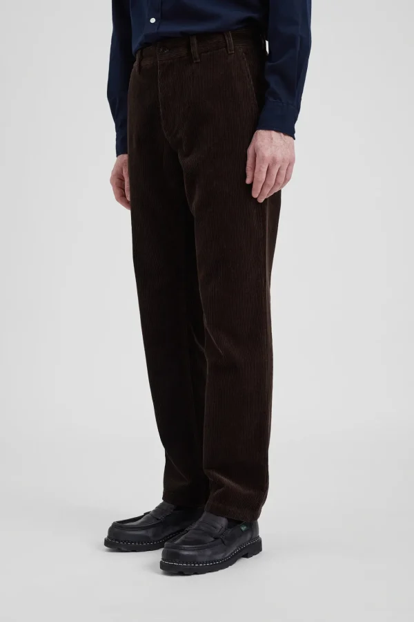 Norse Projects TROUSERS^Aros Regular Wide Wale Corduroy Chino Espresso