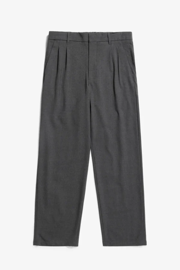 Norse Projects TROUSERS^Benn Cordura Tech Wool Trouser Charcoal Melange