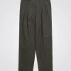 Norse Projects TROUSERS^Benn Relaxed Pleated Trouser Beech Green