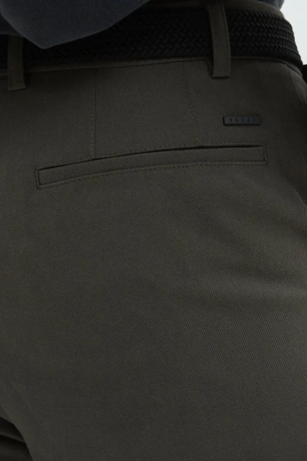 Norse Projects TROUSERS^Benn Relaxed Pleated Trouser Beech Green