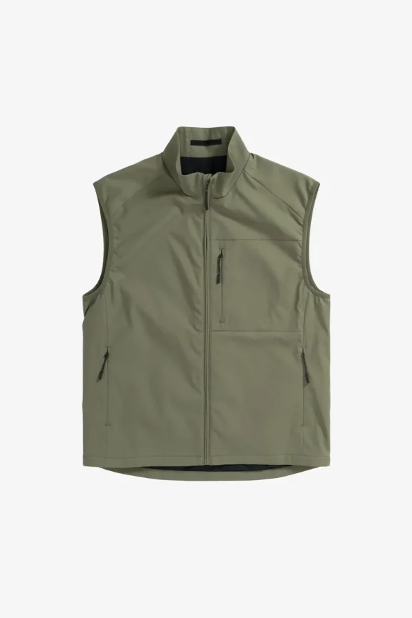 Norse Projects OUTERWEAR^Birkholm Solotex Twill Vest Sediment Green