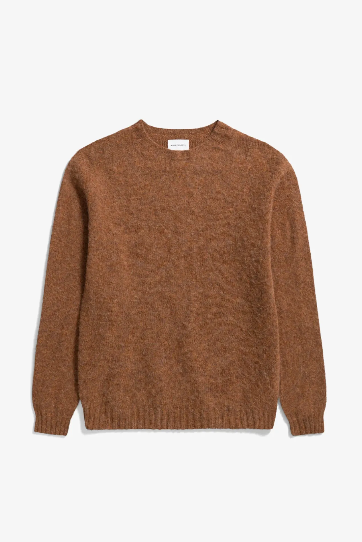 birnir_brushed_lambswool_0-5.webp Norse Projects KNITWEAR^Birnir Brushed Lambswool Burnt Orange