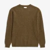 Norse Projects KNITWEAR^Birnir Brushed Lambswool Dark Olive
