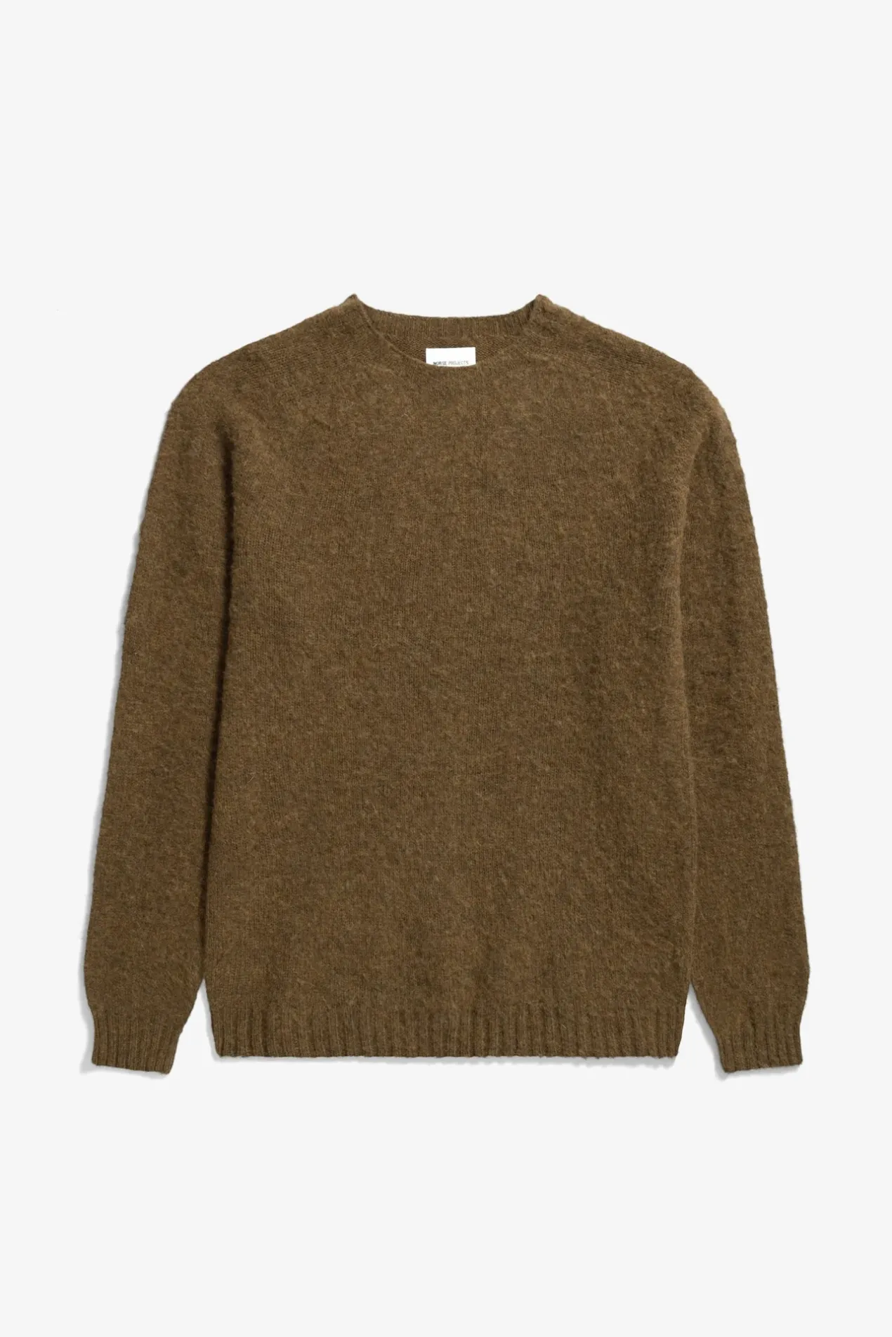 birnir_brushed_lambswool_0-6.webp Norse Projects KNITWEAR^Birnir Brushed Lambswool Dark Olive
