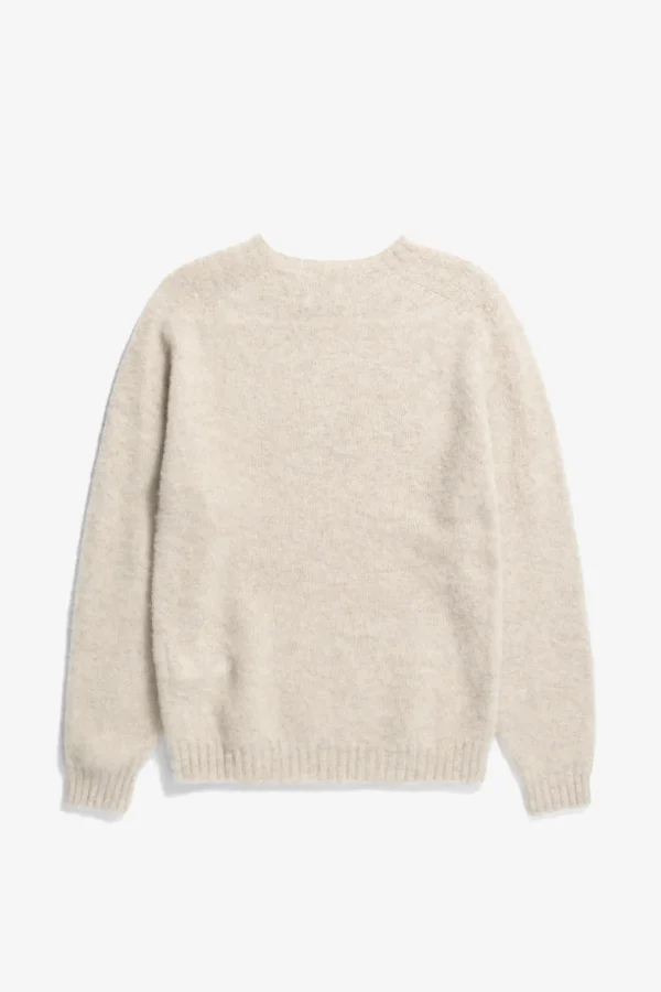 Norse Projects KNITWEAR^Birnir Brushed Lambswool Oatmeal