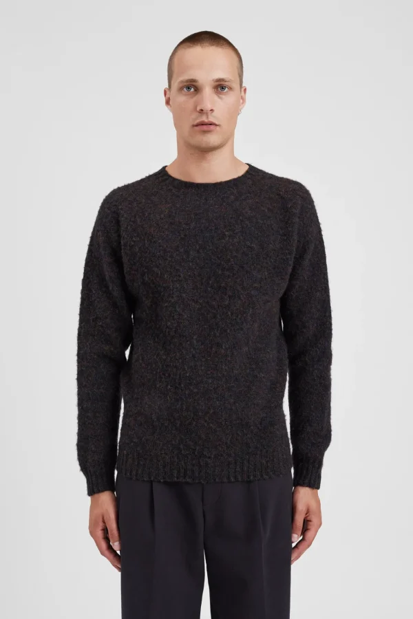 Norse Projects KNITWEAR^Birnir Brushed Lambswool Black Multi