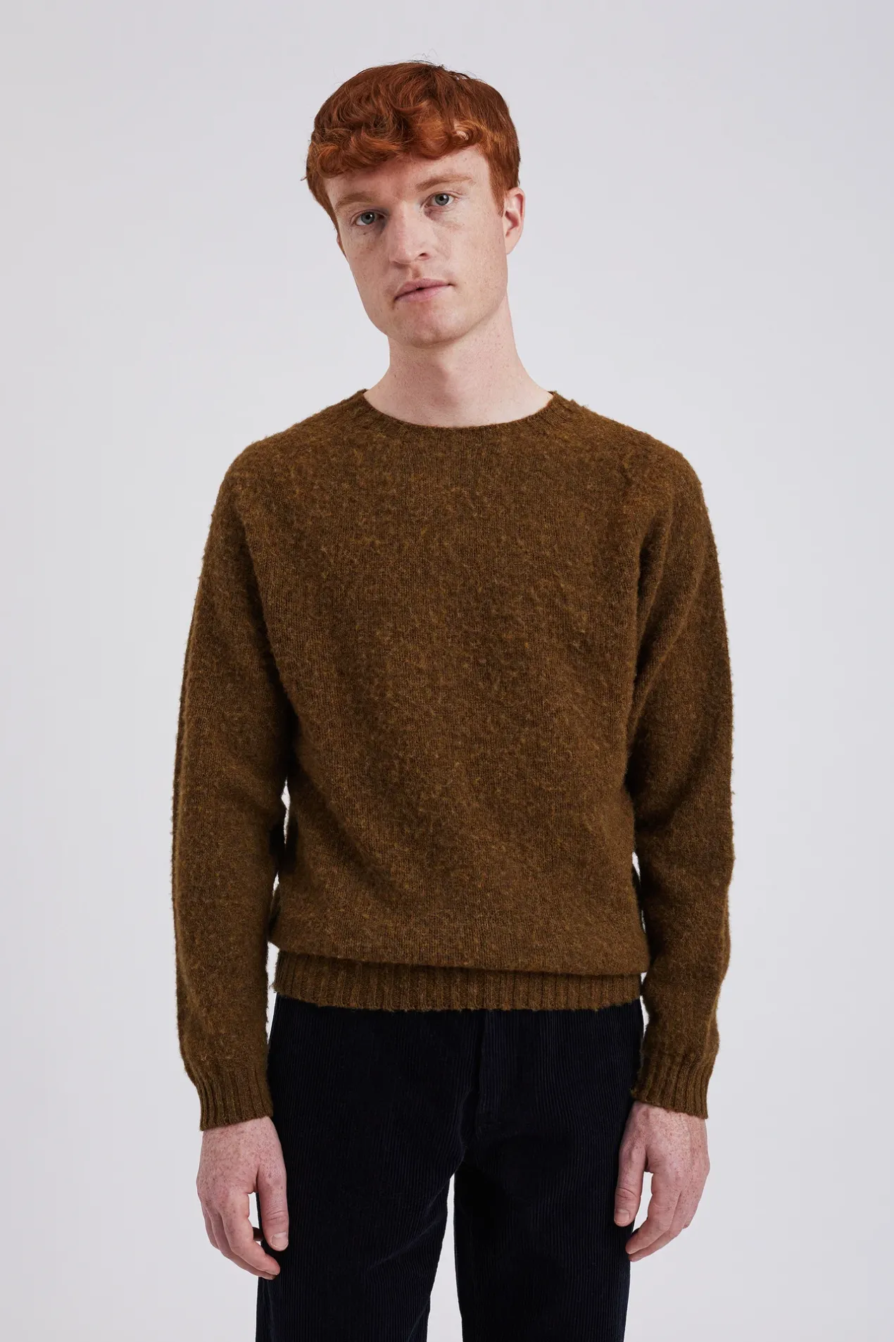 birnir_brushed_lambswool_2-6.webp Norse Projects KNITWEAR^Birnir Brushed Lambswool Dark Olive