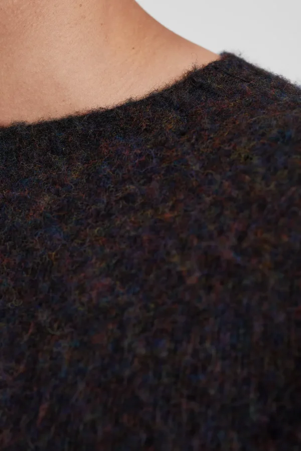 Norse Projects KNITWEAR^Birnir Brushed Lambswool Black Multi