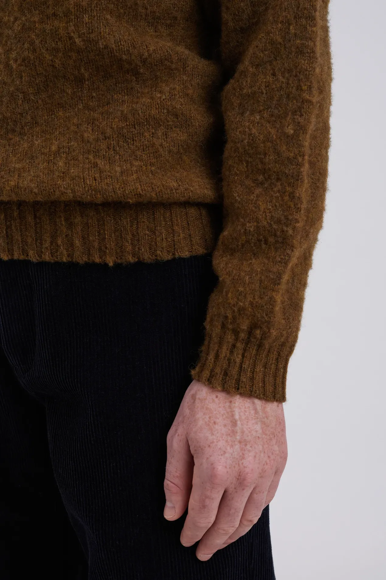 birnir_brushed_lambswool_5-5.webp Norse Projects KNITWEAR^Birnir Brushed Lambswool Dark Olive