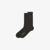 Norse Projects ACCESSORIES^Bjarki Cashmere Wool Blend Rib Sock Espresso