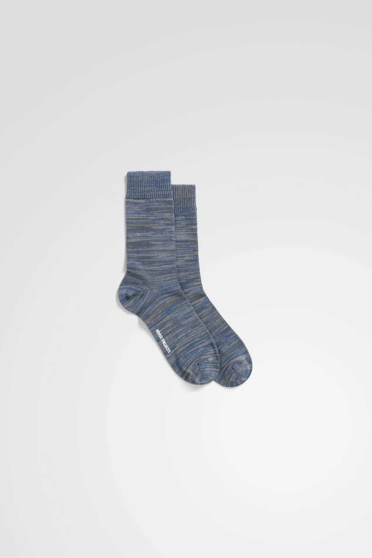 bjarki_cotton_twist_sock_0.webp Norse Projects ACCESSORIES^Bjarki Cotton Twist Sock Fog Blue