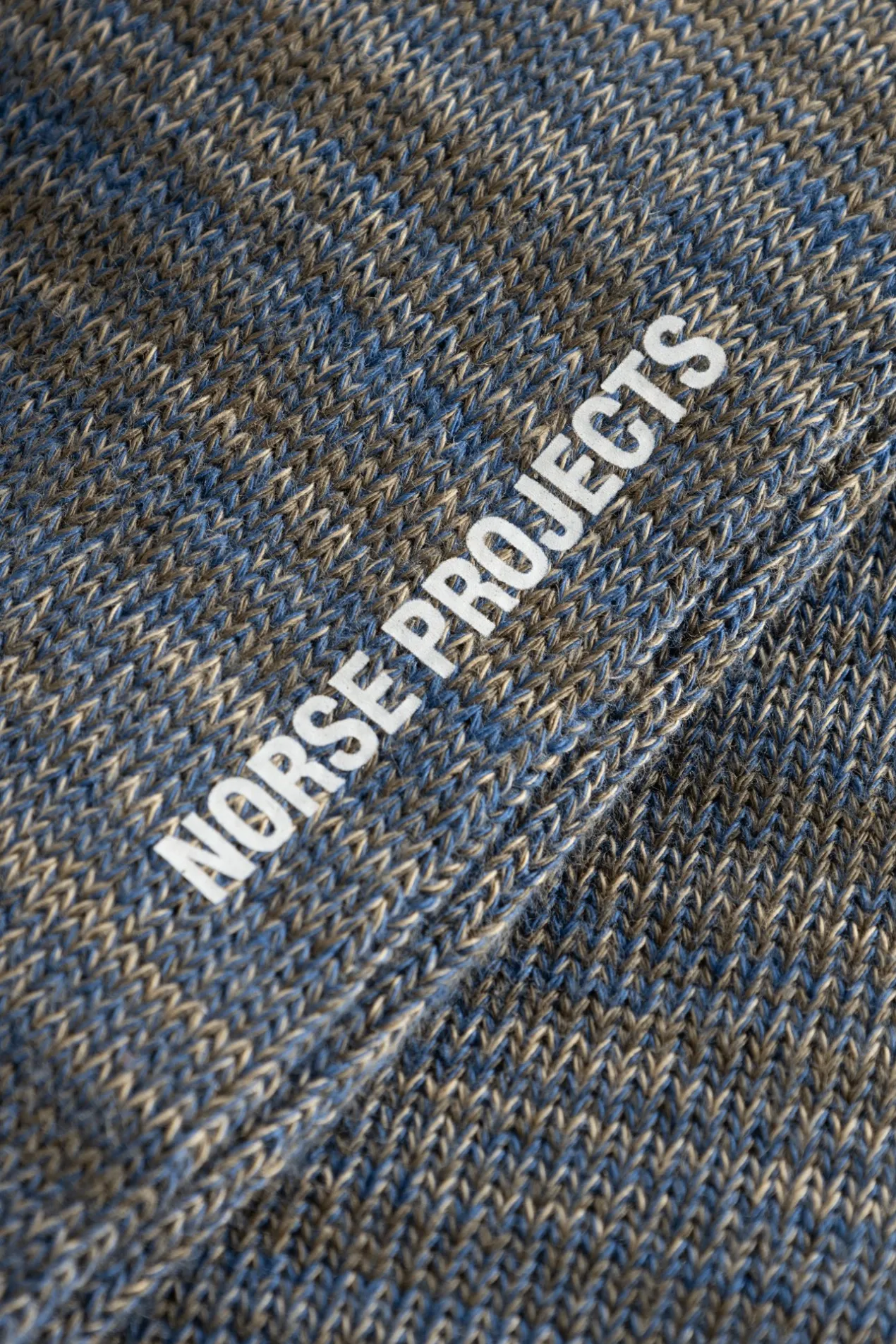 bjarki_cotton_twist_sock_4.webp Norse Projects ACCESSORIES^Bjarki Cotton Twist Sock Fog Blue
