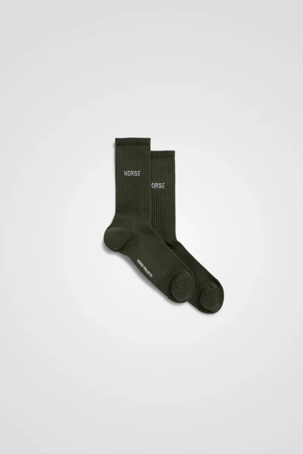 Norse Projects ACCESSORIES^Bjarki Logo Forest Green