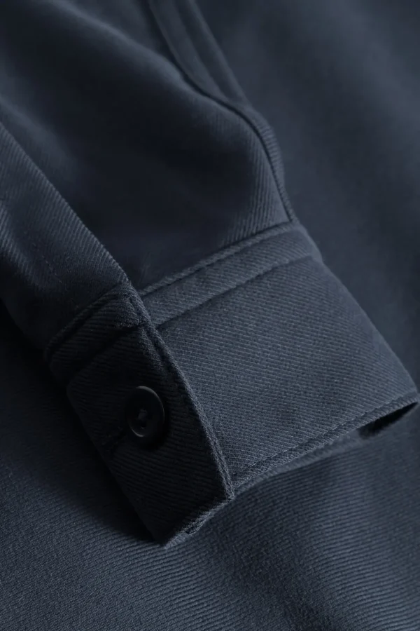 Norse Projects SHIRTING^Carsten Cotton Wool LS Shirt Dark Navy