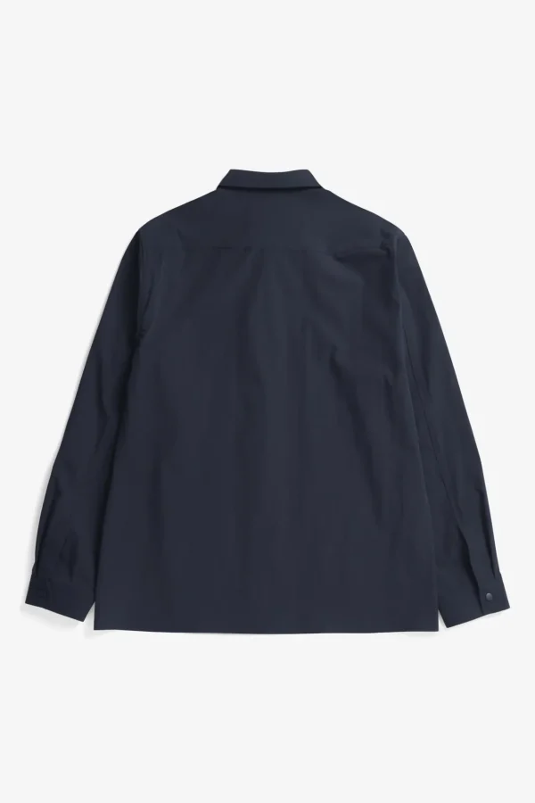 Norse Projects SHIRTING^Carsten Travel Light Shirt LS Dark Navy