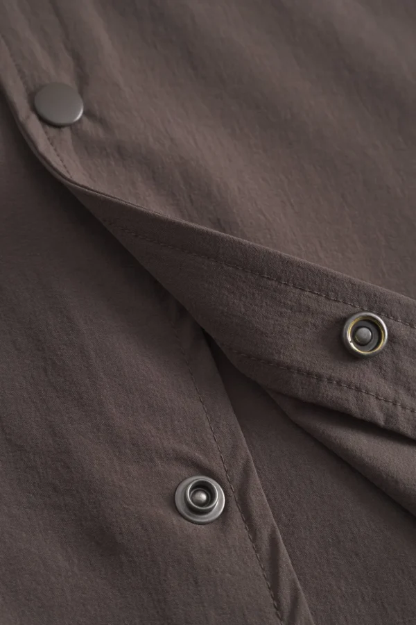 Norse Projects SHIRTING^Carsten Travel Light Shirt LS Espresso