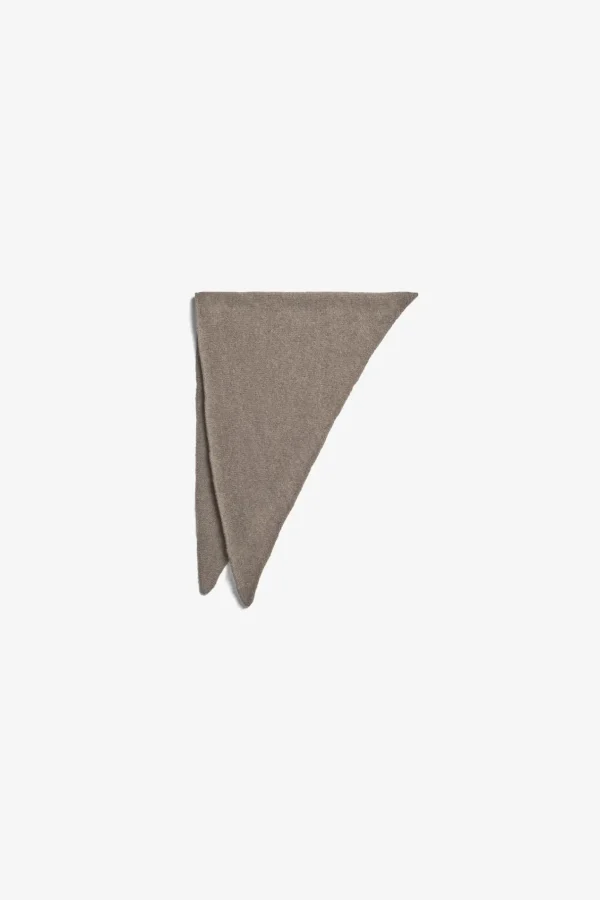 Norse Projects ACCESSORIES^Cashmere Triangle Scarf Taupe