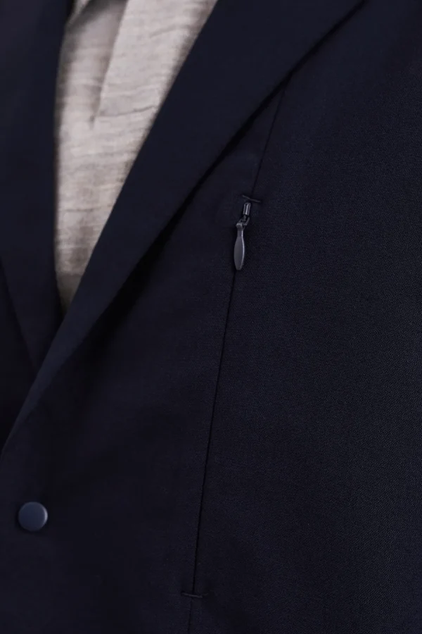 Norse Projects OVERSHIRTS | OUTERWEAR^Emil Cordura Tech Wool Blazer Dark Navy