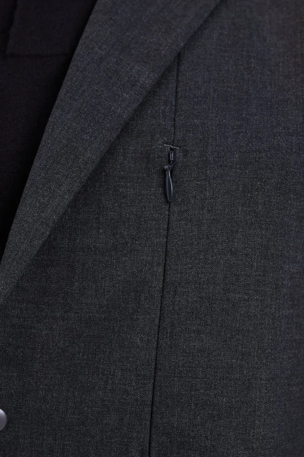Norse Projects OVERSHIRTS | OUTERWEAR^Emil Cordura Tech Wool Blazer Charcoal Melange