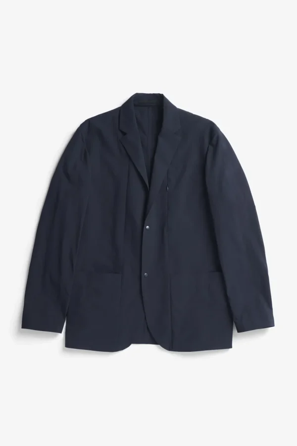 Norse Projects OVERSHIRTS^Emil Travel Light Dark Navy