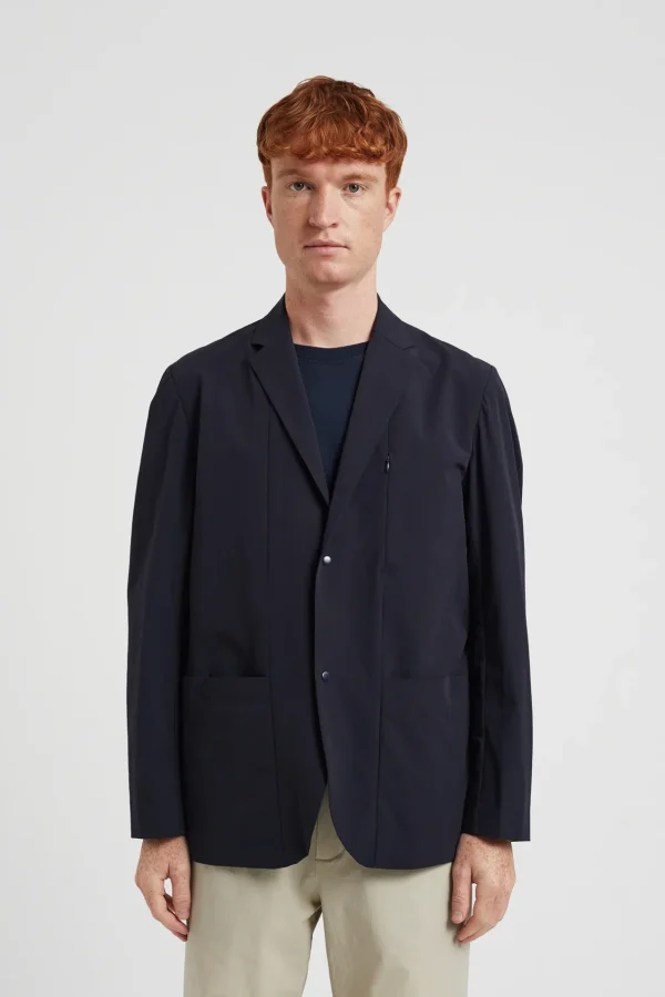 Norse Projects OVERSHIRTS^Emil Travel Light Dark Navy
