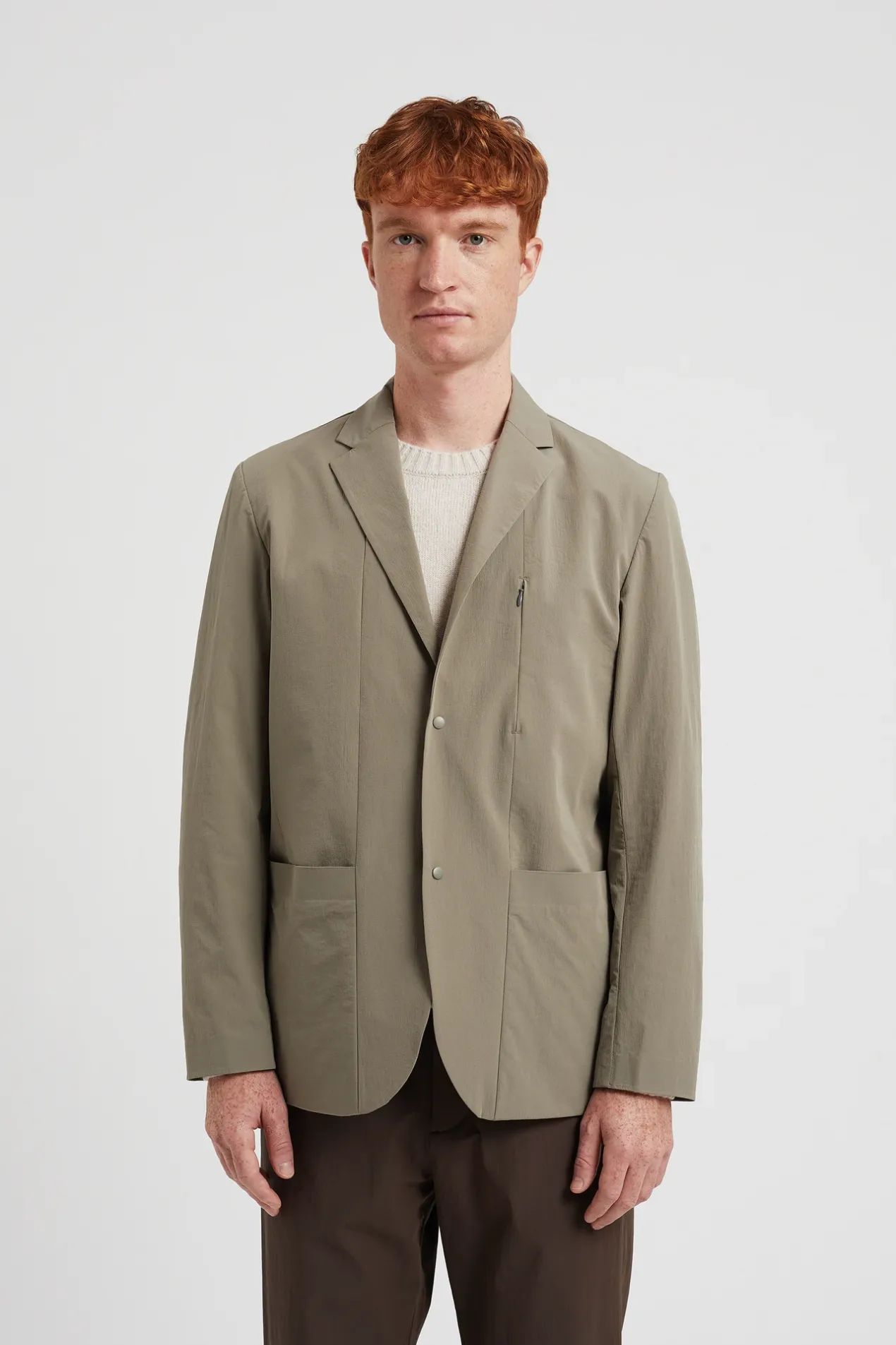 emil_travel_light_2.webp Norse Projects OVERSHIRTS^Emil Travel Light Concrete Grey