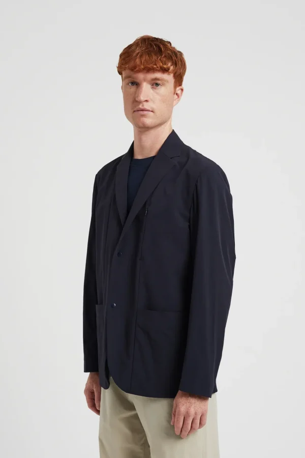 Norse Projects OVERSHIRTS^Emil Travel Light Dark Navy