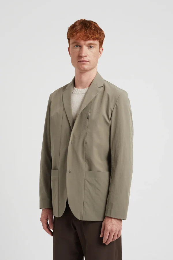 Norse Projects OVERSHIRTS^Emil Travel Light Concrete Grey