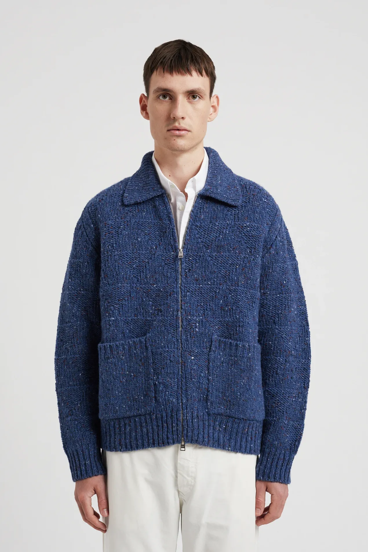 erik_donegal_diamond_jacket_2-1.webp Norse Projects KNITWEAR^Erik Donegal Diamond Jacket Ensign Blue