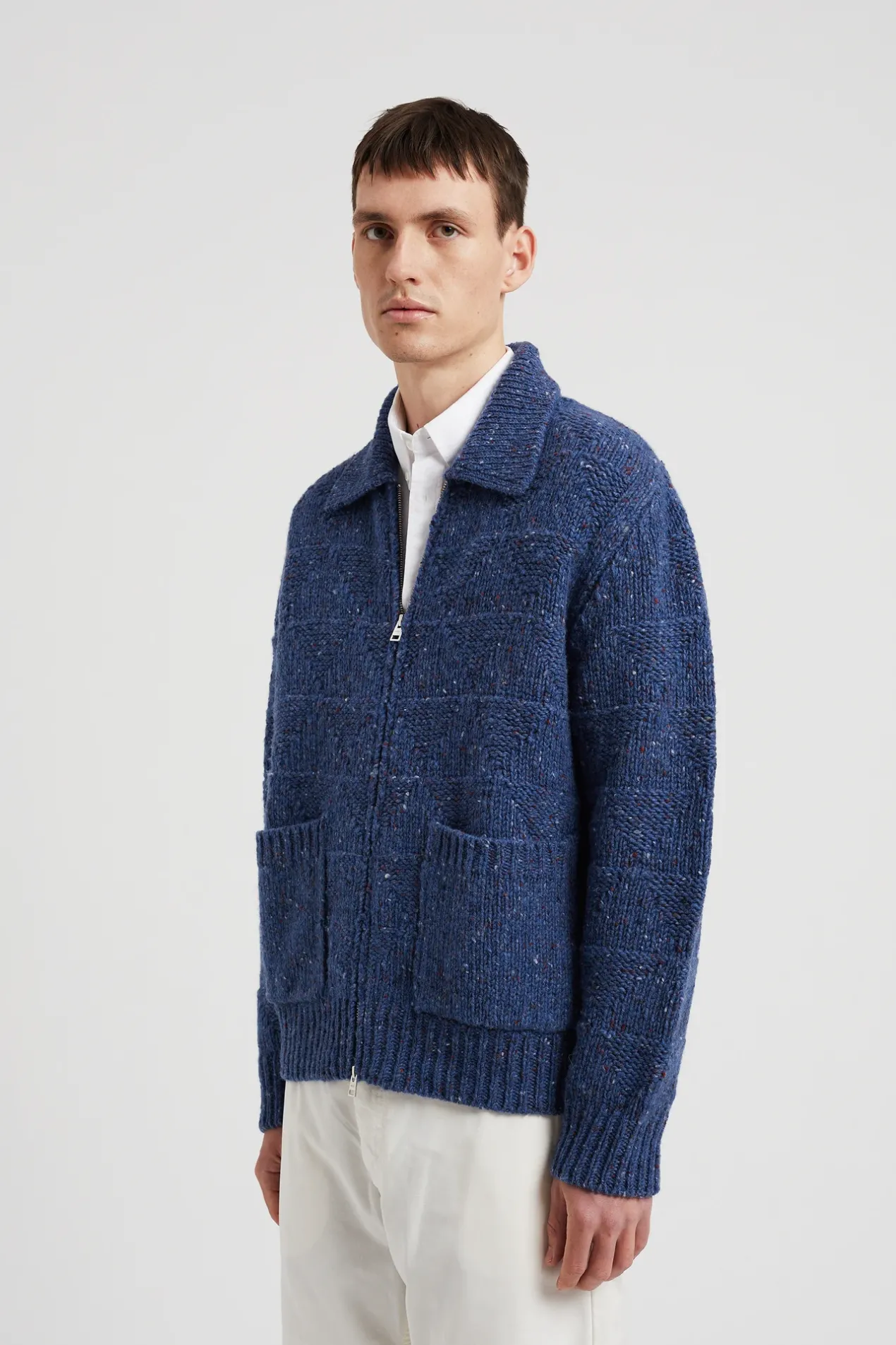 erik_donegal_diamond_jacket_3-1.webp Norse Projects KNITWEAR^Erik Donegal Diamond Jacket Ensign Blue