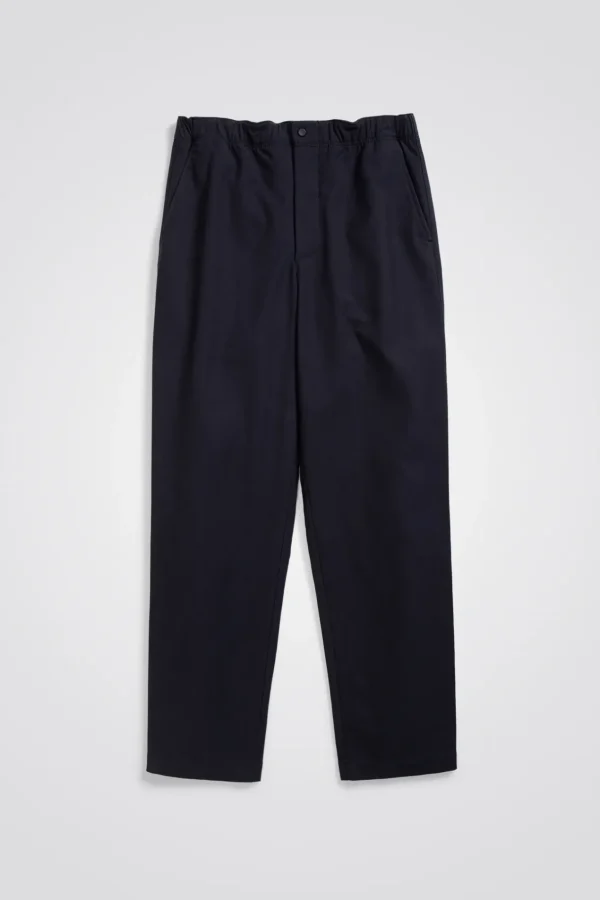 Norse Projects TROUSERS^Ezra Cotton Wool Trouser Dark Navy