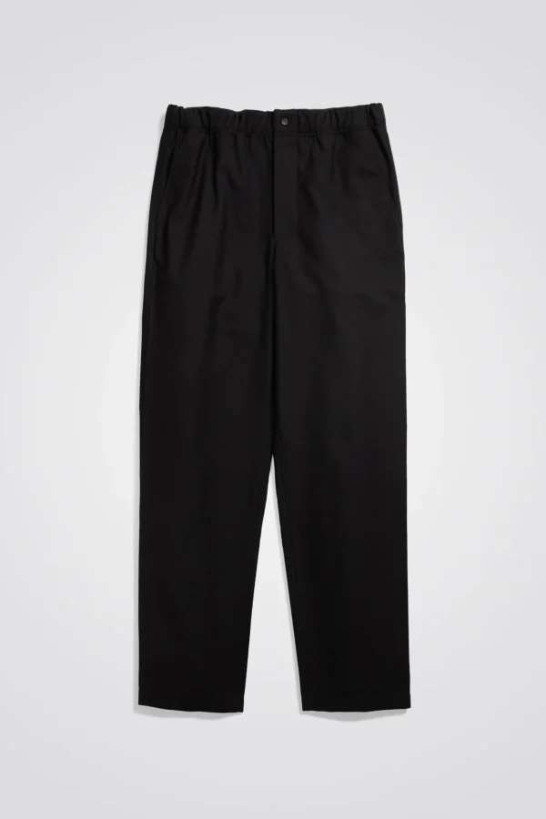 Norse Projects TROUSERS^Ezra Cotton Wool Trouser Black