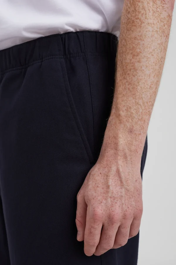 Norse Projects TROUSERS^Ezra Cotton Wool Trouser Dark Navy