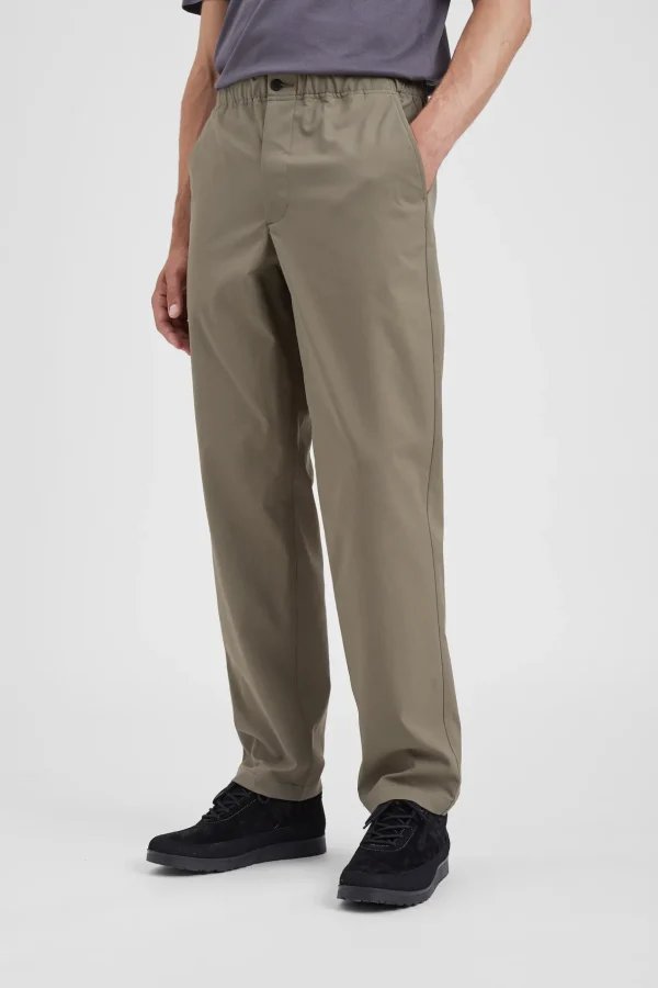 Norse Projects TROUSERS^Ezra Relaxed Solotex Twill Trouser Sediment Green
