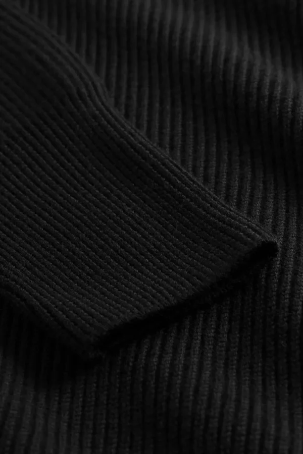 Norse Projects KNITWEAR^Fine Merino Rib Crewneck Black