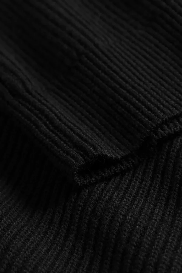Norse Projects KNITWEAR^Fine Merino Rib Crewneck Black