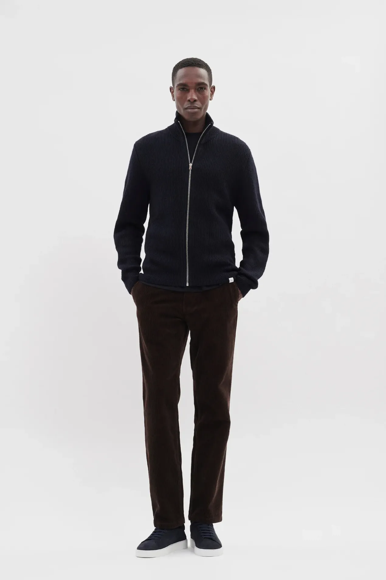 hagen_cotton_wool_jacket_2.webp Norse Projects KNITWEAR^Hagen Cotton Wool Jacket Dark Navy
