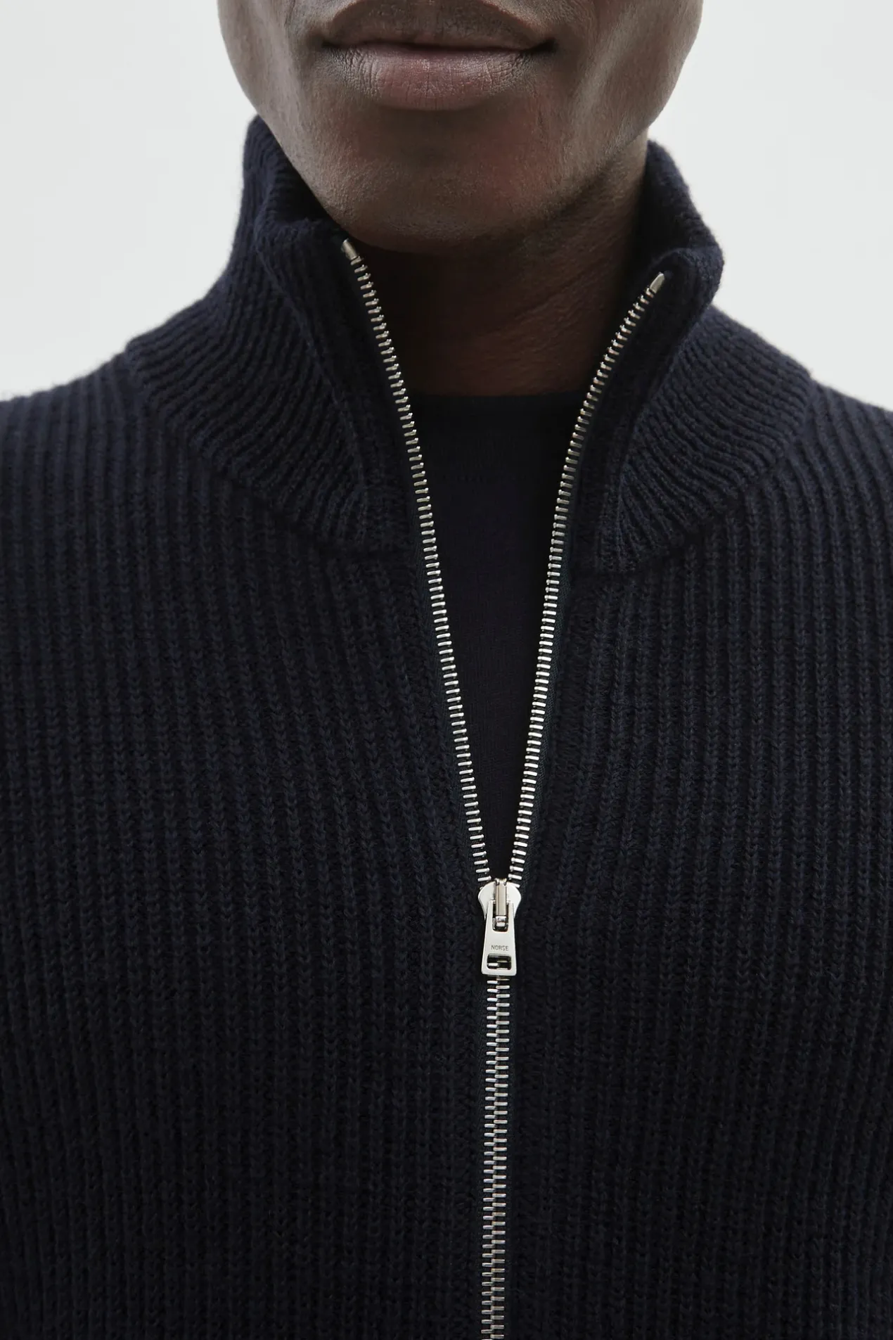 hagen_cotton_wool_jacket_4.webp Norse Projects KNITWEAR^Hagen Cotton Wool Jacket Dark Navy