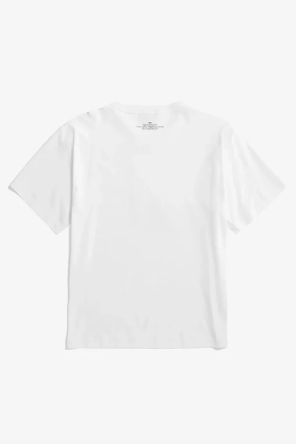 Norse Projects T-SHIRTS^Holger Organic Interlock Hide Print T-Shirt White