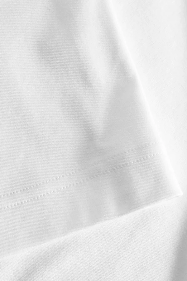 Norse Projects T-SHIRTS^Holger Organic Interlock Tower Print T-Shirt White