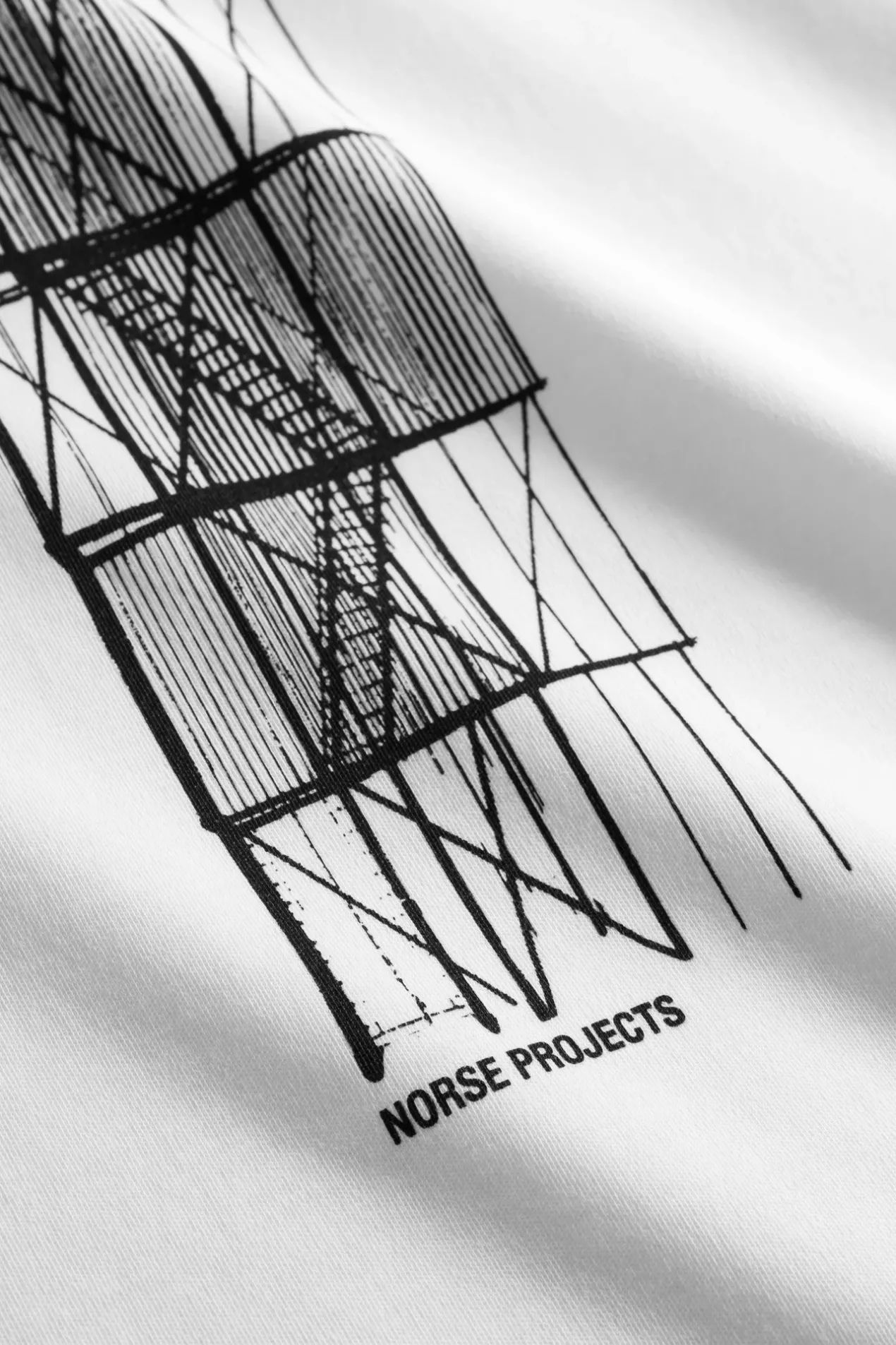 holger_organic_interlock_tower_print_tshirt_6-1.webp Norse Projects T-SHIRTS^Holger Organic Interlock Tower Print T-Shirt White